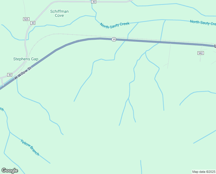 map of restaurants, bars, coffee shops, grocery stores, and more near 24997 Alabama 35 in Woodville