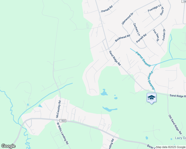 map of restaurants, bars, coffee shops, grocery stores, and more near 124 Daphne Drive in Hubert