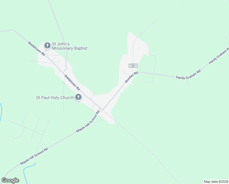 map of restaurants, bars, coffee shops, grocery stores, and more near 165 Wooten Road in Maple Hill