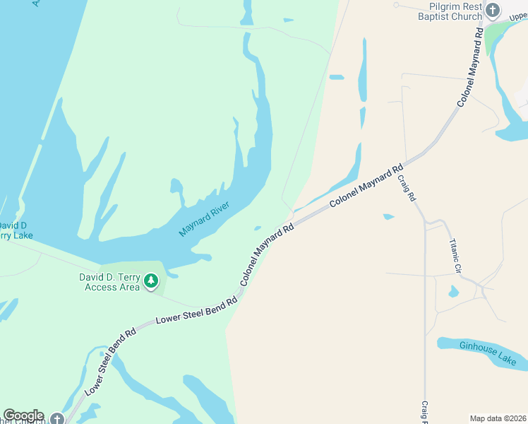 map of restaurants, bars, coffee shops, grocery stores, and more near 8012 Colonel Maynard Road in Scott