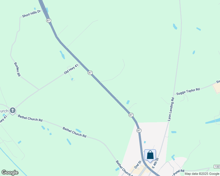 map of restaurants, bars, coffee shops, grocery stores, and more near 8222 North Carolina 87 in Bladenboro