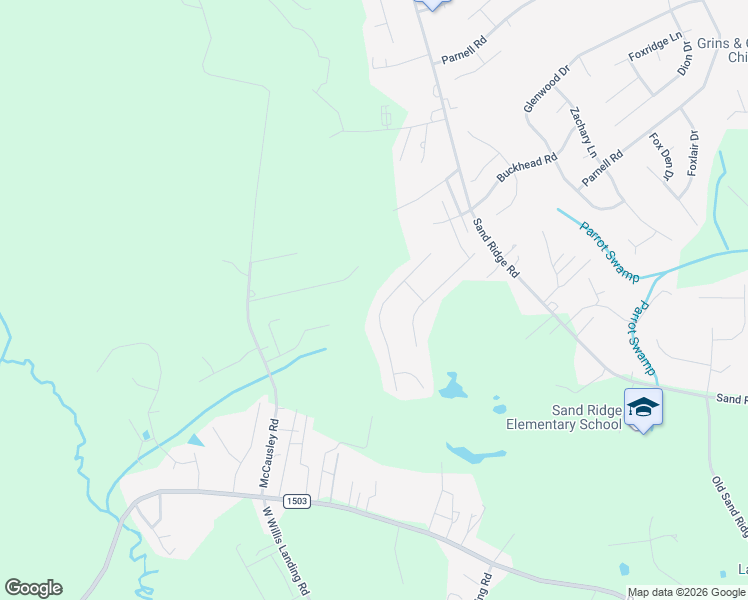 map of restaurants, bars, coffee shops, grocery stores, and more near 124 Byrum Run in Hubert