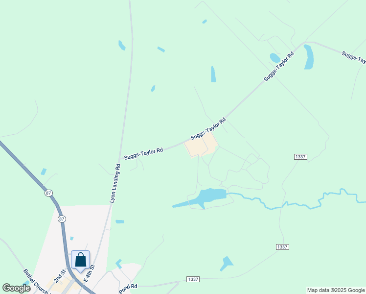 map of restaurants, bars, coffee shops, grocery stores, and more near 318 Suggs-Taylor Road in Elizabethtown