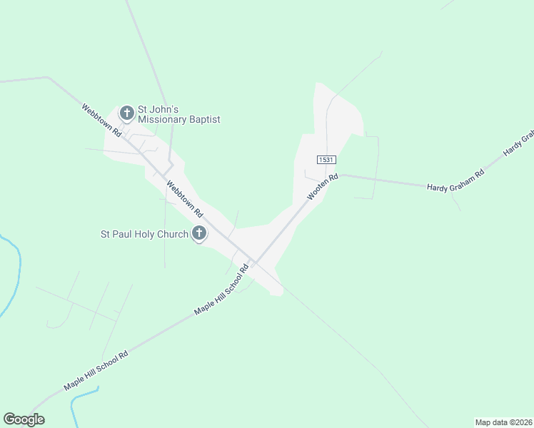 map of restaurants, bars, coffee shops, grocery stores, and more near 165 Wooten Road in Maple Hill