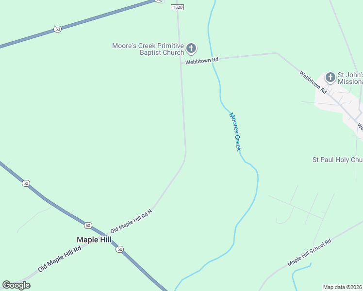 map of restaurants, bars, coffee shops, grocery stores, and more near 645 Old Maple Hill Road North in Maple Hill