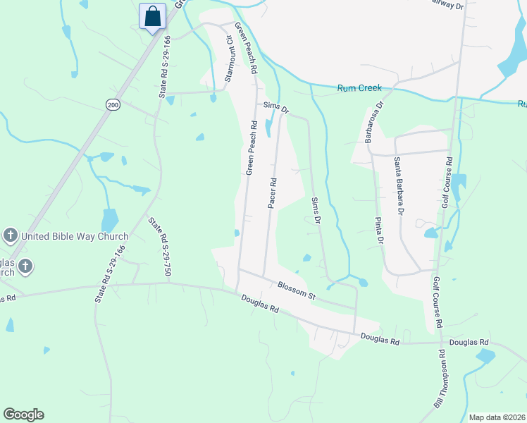 map of restaurants, bars, coffee shops, grocery stores, and more near 2182 Pacer Road in Lancaster
