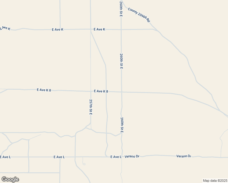 map of restaurants, bars, coffee shops, grocery stores, and more near 0 East Avenue K 8 in Lancaster