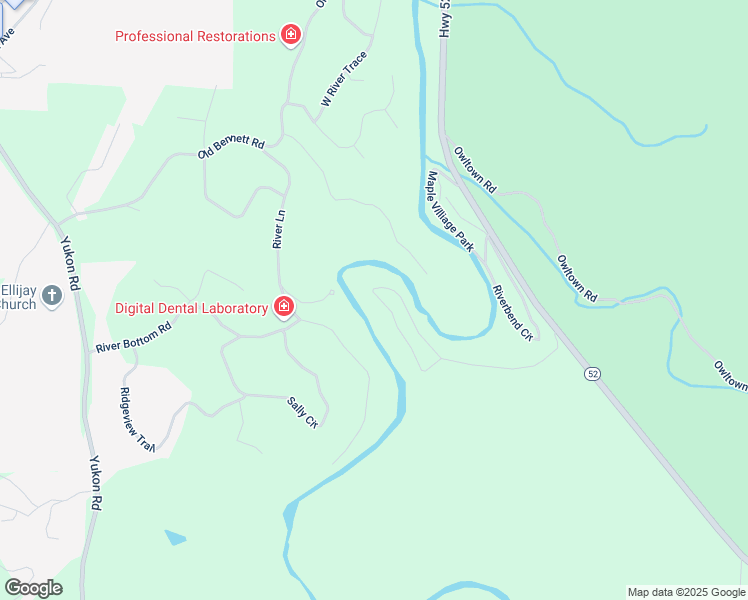 map of restaurants, bars, coffee shops, grocery stores, and more near 651 Riverfront Drive in Ellijay