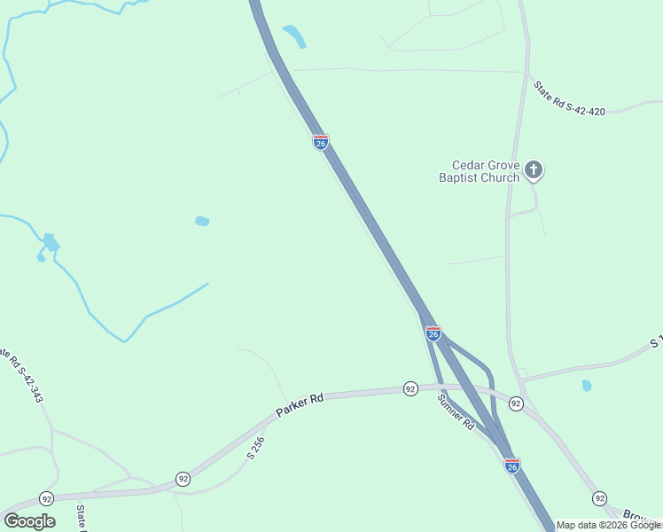 map of restaurants, bars, coffee shops, grocery stores, and more near 225 Frontier Road in Enoree