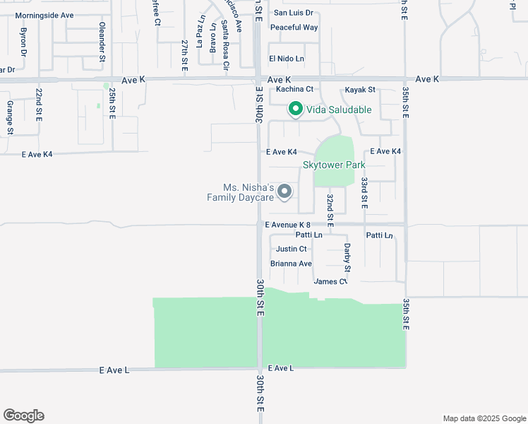 map of restaurants, bars, coffee shops, grocery stores, and more near 3009 Kaylyn Street in Lancaster
