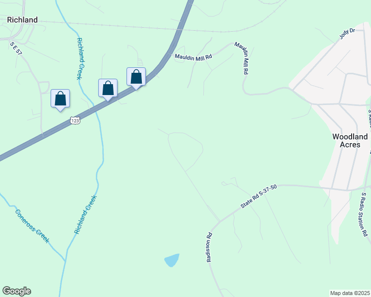 map of restaurants, bars, coffee shops, grocery stores, and more near 174 Radisson Road in Seneca