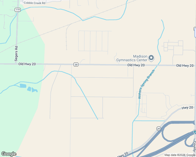 map of restaurants, bars, coffee shops, grocery stores, and more near 29266 County Road 20 in Madison
