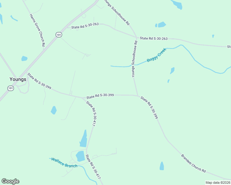 map of restaurants, bars, coffee shops, grocery stores, and more near 4108 Bramlett Church Road in Gray Court