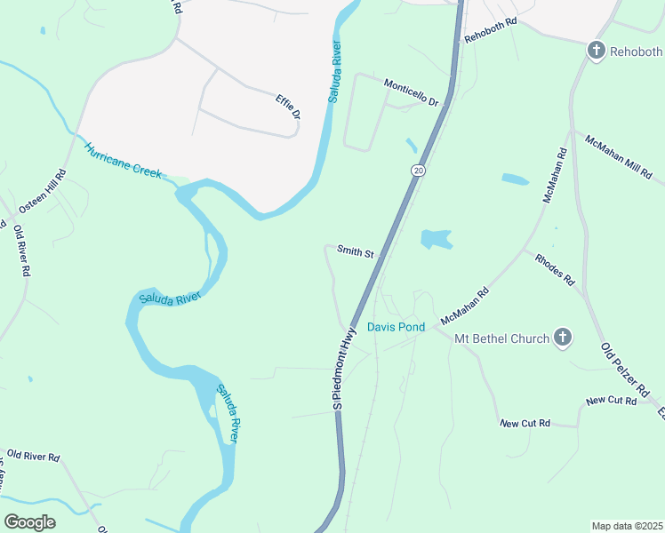 map of restaurants, bars, coffee shops, grocery stores, and more near 13 Smith Street in Piedmont