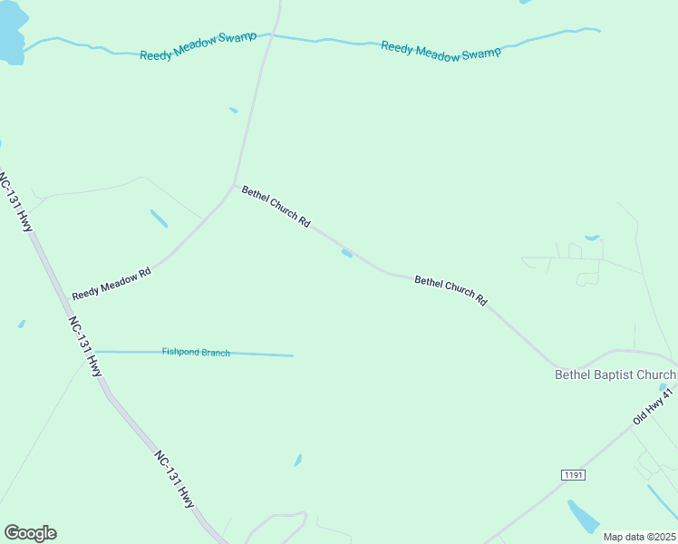 map of restaurants, bars, coffee shops, grocery stores, and more near 2247 Bethel Church Road in Tar Heel