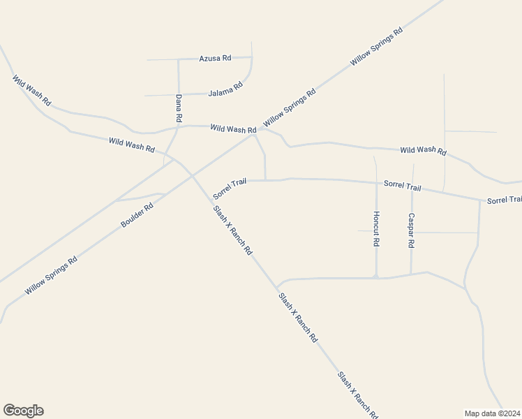 map of restaurants, bars, coffee shops, grocery stores, and more near Pauma Road in San Bernardino County