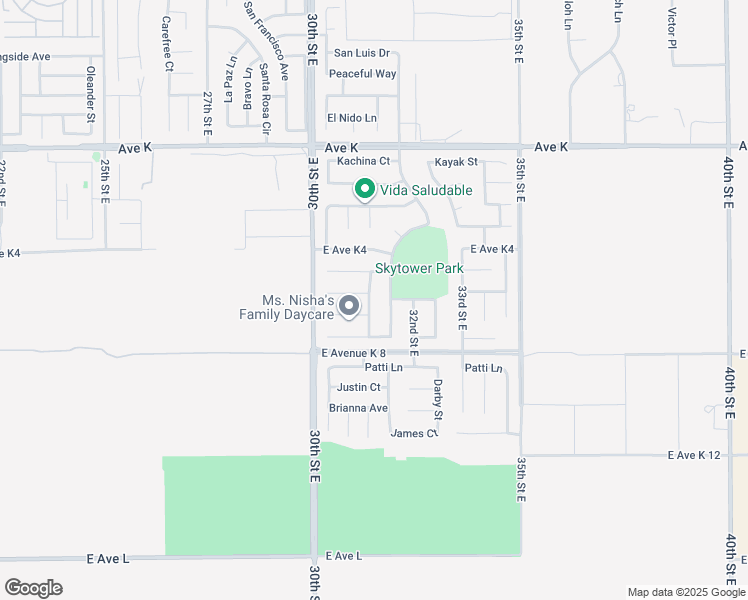 map of restaurants, bars, coffee shops, grocery stores, and more near 43304 Cajun Street in Lancaster