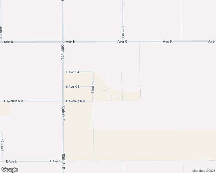 map of restaurants, bars, coffee shops, grocery stores, and more near 53rd Street East in Los Angeles County