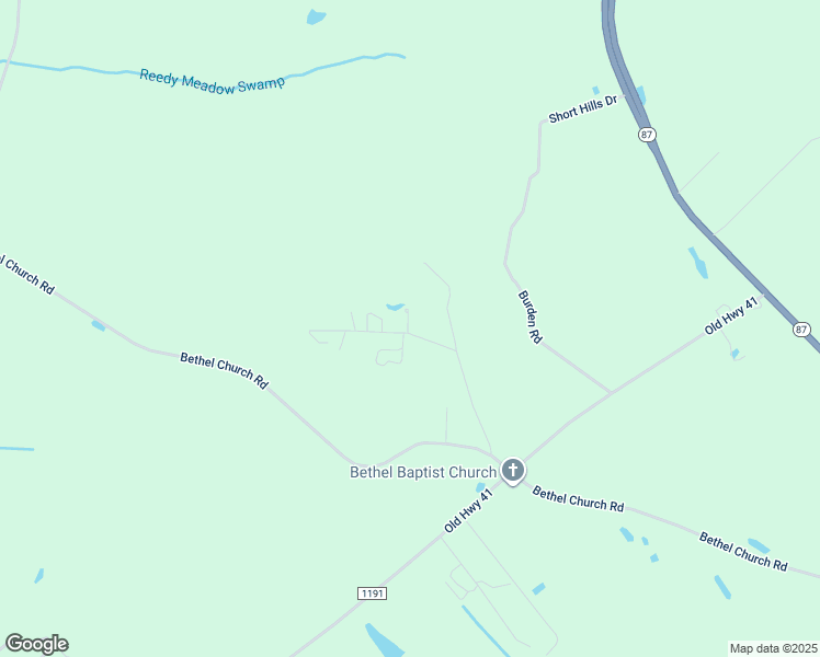 map of restaurants, bars, coffee shops, grocery stores, and more near Longs Road in Bladen County