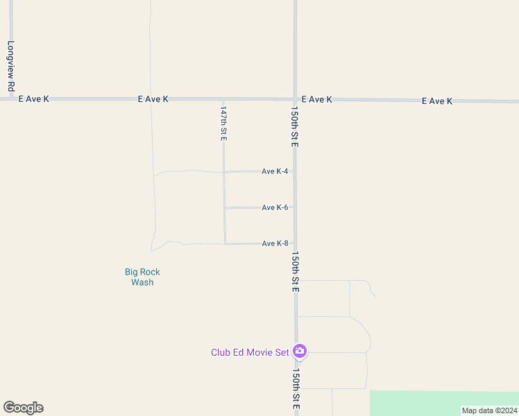 map of restaurants, bars, coffee shops, grocery stores, and more near 77th Street East in Lancaster