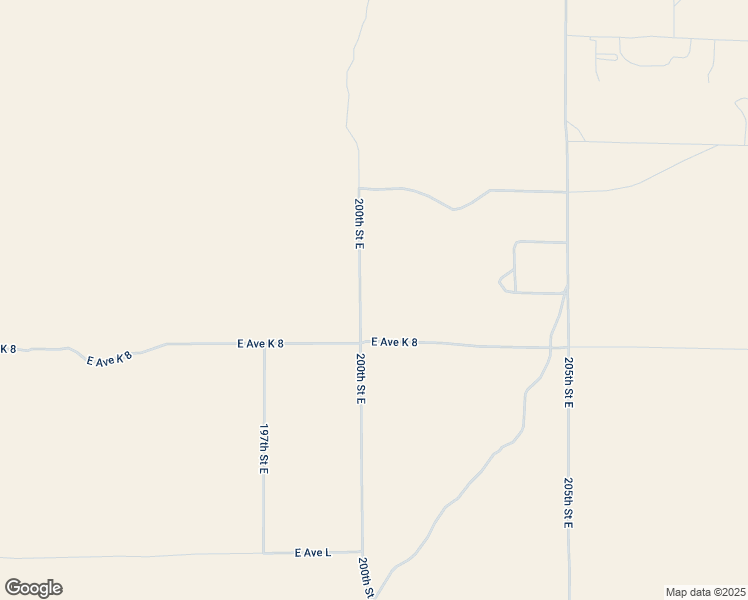 map of restaurants, bars, coffee shops, grocery stores, and more near 200 East Avenue K 8 in Lancaster