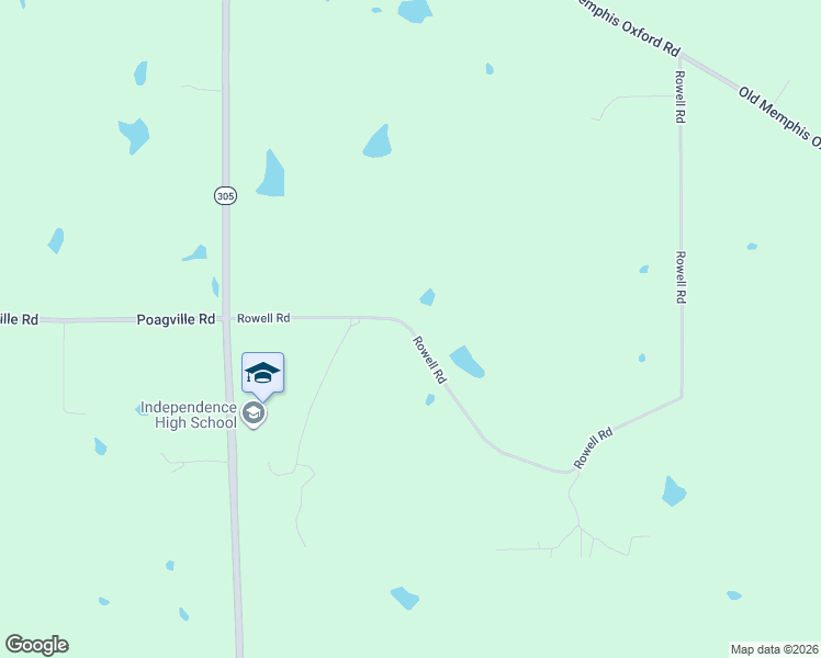 map of restaurants, bars, coffee shops, grocery stores, and more near Rowell Road in Coldwater