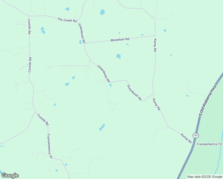 map of restaurants, bars, coffee shops, grocery stores, and more near 626 Greenbush Road in LaFayette