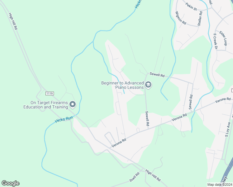 map of restaurants, bars, coffee shops, grocery stores, and more near 199 Johnny Parker Road in Jacksonville