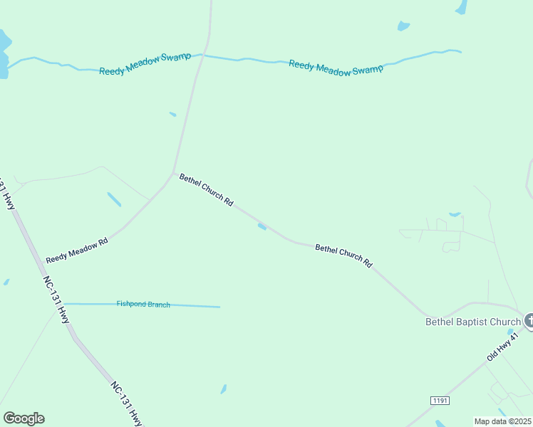 map of restaurants, bars, coffee shops, grocery stores, and more near 2278 Bethel Church Road in Tar Heel
