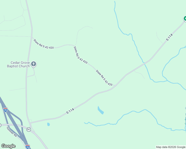 map of restaurants, bars, coffee shops, grocery stores, and more near 221 State Road S-42-420 in Enoree