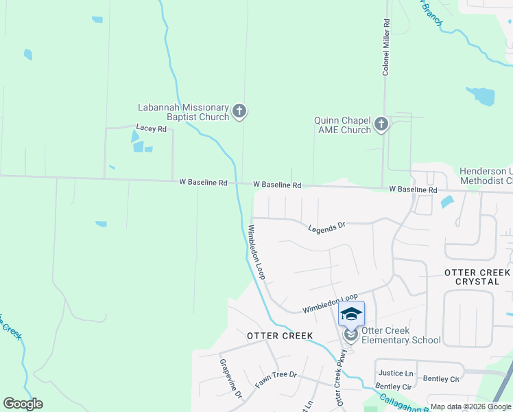 map of restaurants, bars, coffee shops, grocery stores, and more near 8 Woods Cove in Little Rock