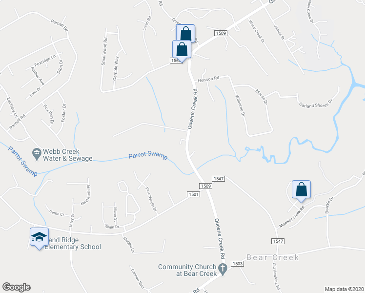 map of restaurants, bars, coffee shops, grocery stores, and more near 211 Toucan Way in Hubert