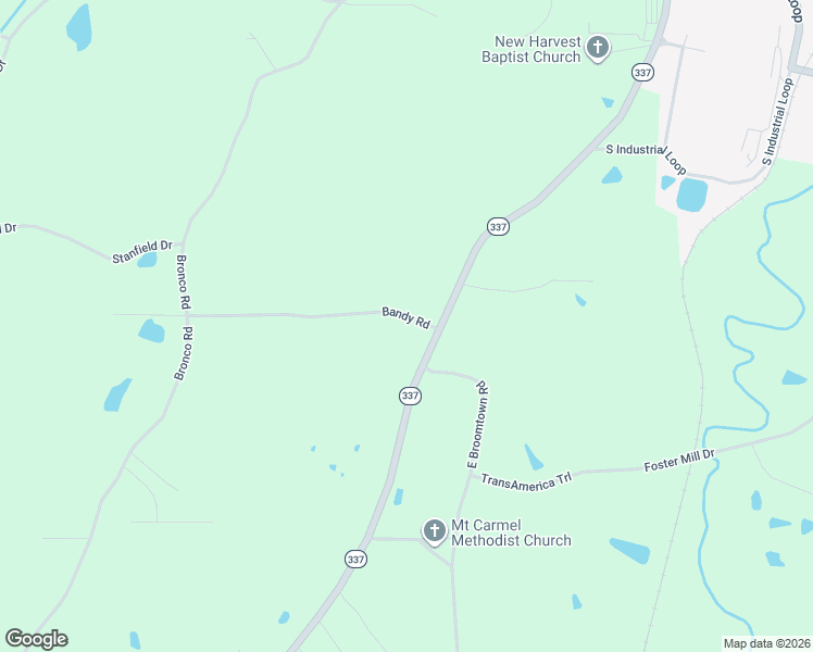 map of restaurants, bars, coffee shops, grocery stores, and more near 21 Bandy Road in LaFayette