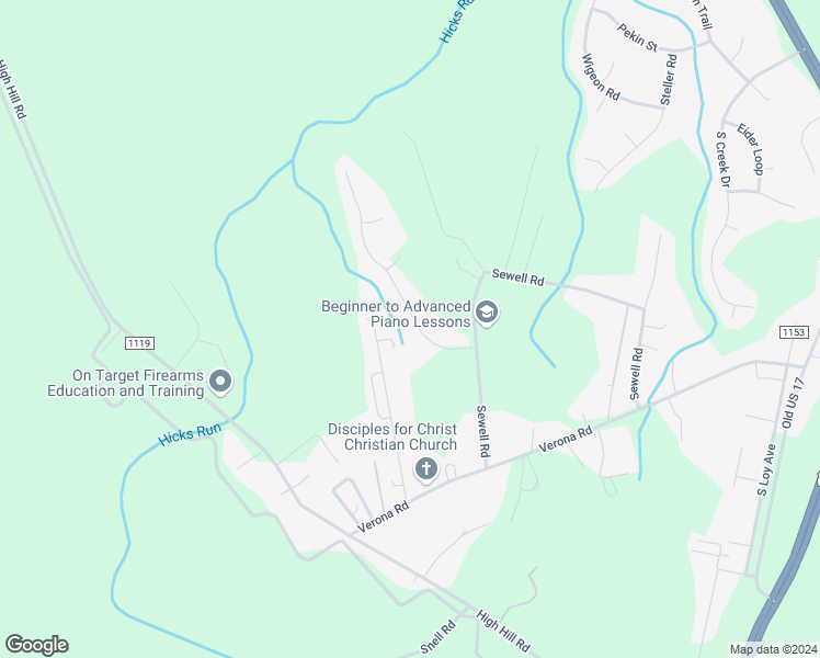 map of restaurants, bars, coffee shops, grocery stores, and more near 129 Backfield Place in Jacksonville