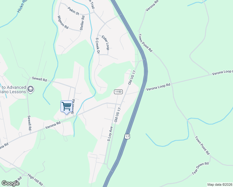 map of restaurants, bars, coffee shops, grocery stores, and more near 1015 North Loy Avenue in Jacksonville