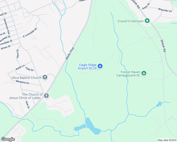 map of restaurants, bars, coffee shops, grocery stores, and more near 400 Rudder Ridge in Seneca
