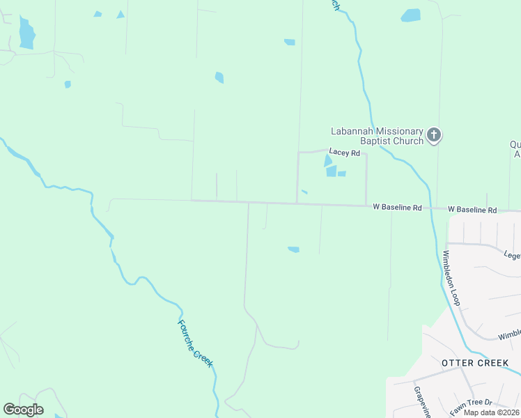 map of restaurants, bars, coffee shops, grocery stores, and more near 16001 West Baseline Road in Little Rock