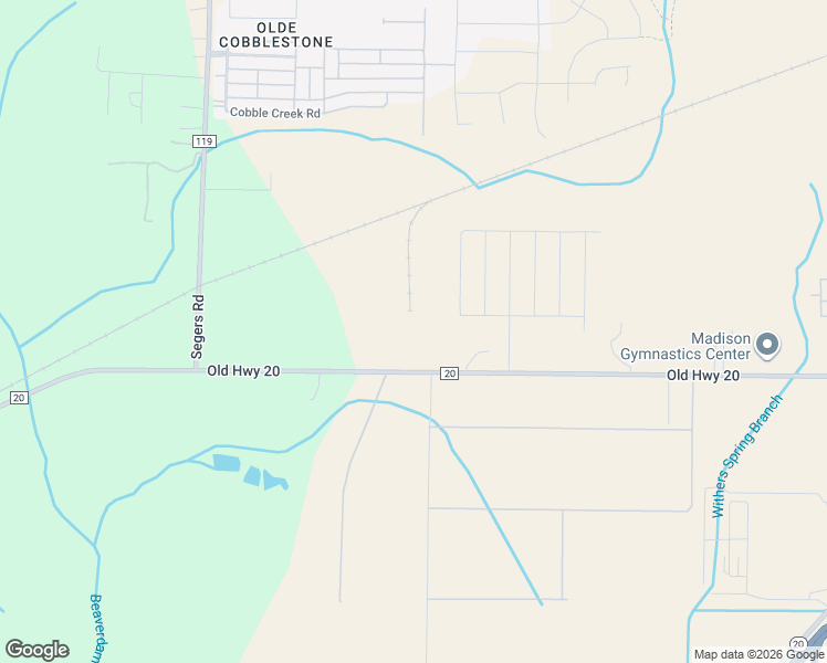 map of restaurants, bars, coffee shops, grocery stores, and more near 29005 Old Highway 20 in Madison