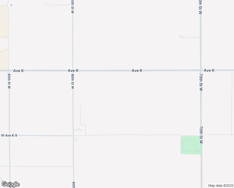 map of restaurants, bars, coffee shops, grocery stores, and more near West Avenue K in Lancaster