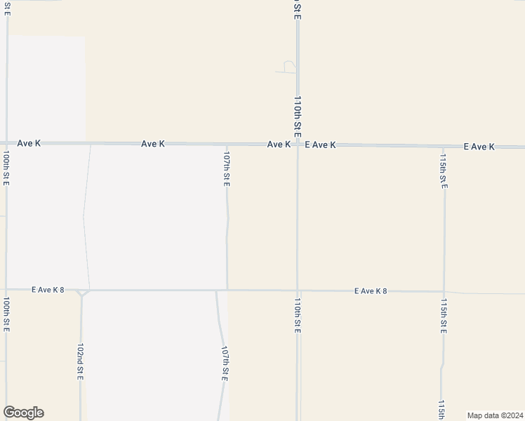 map of restaurants, bars, coffee shops, grocery stores, and more near 11000 East Avenue K in Lancaster