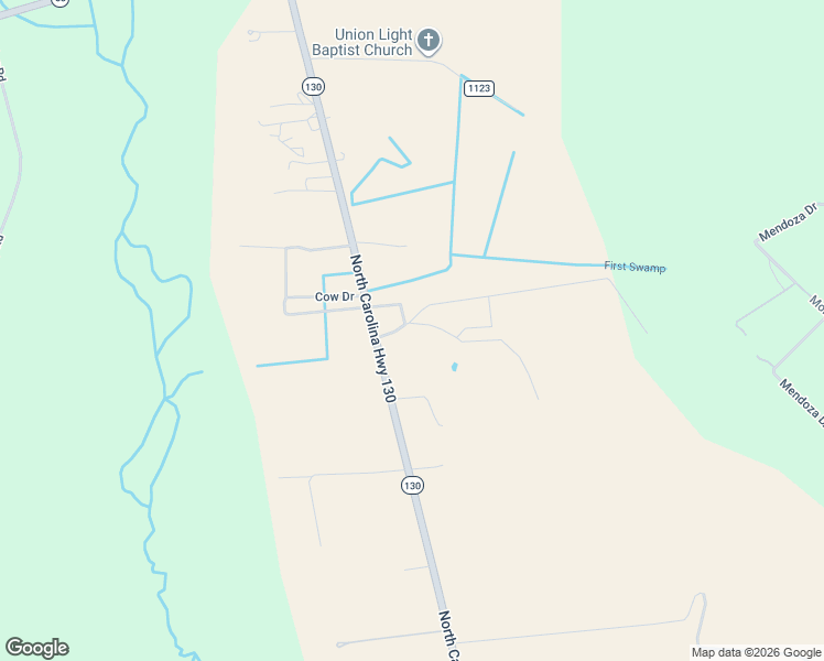 map of restaurants, bars, coffee shops, grocery stores, and more near 11814 North Carolina 130 in Maxton