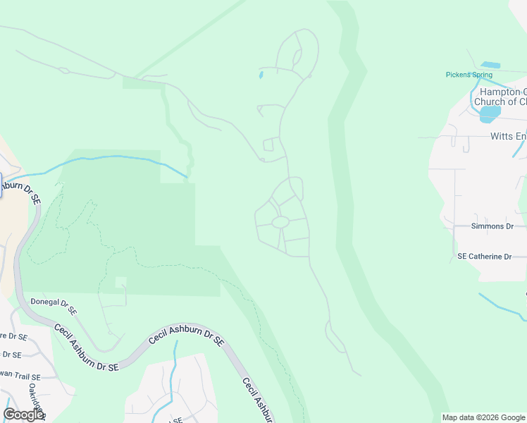 map of restaurants, bars, coffee shops, grocery stores, and more near 45 Castle Down Drive in Huntsville