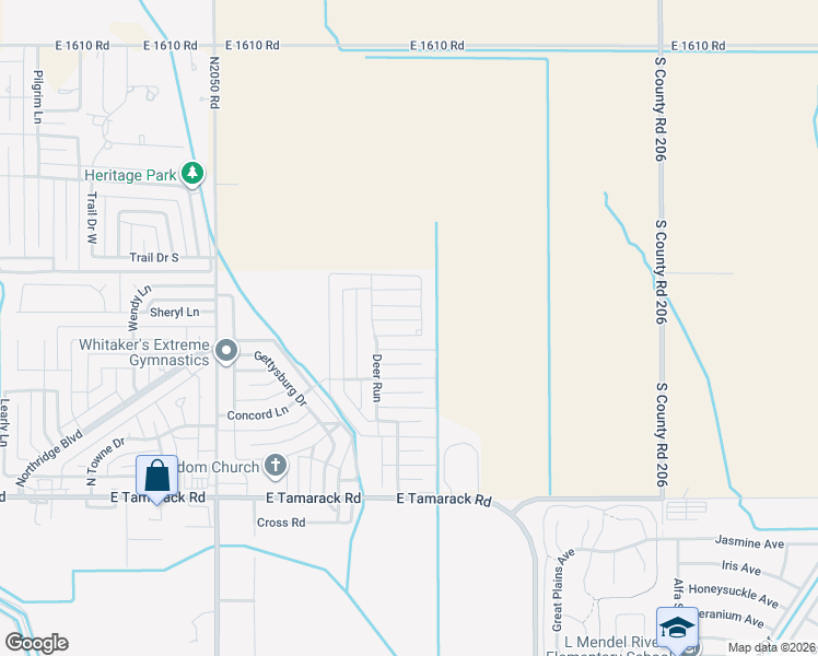 map of restaurants, bars, coffee shops, grocery stores, and more near 1817 Javelina Drive in Altus