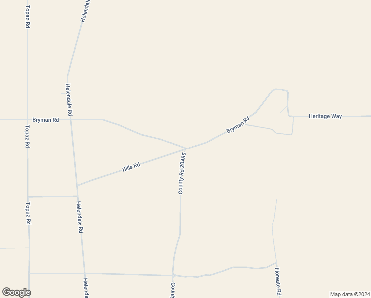 map of restaurants, bars, coffee shops, grocery stores, and more near Bryman Road in Adelanto