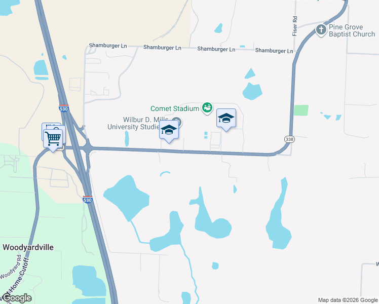 map of restaurants, bars, coffee shops, grocery stores, and more near 808 East Dixon Road in Little Rock