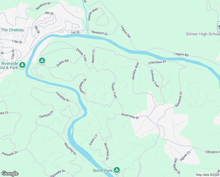 map of restaurants, bars, coffee shops, grocery stores, and more near 253 Zenith Trail in Ellijay