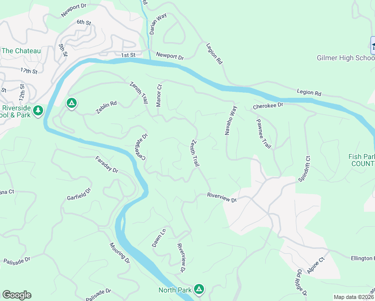 map of restaurants, bars, coffee shops, grocery stores, and more near 253 Zenith Trail in Ellijay