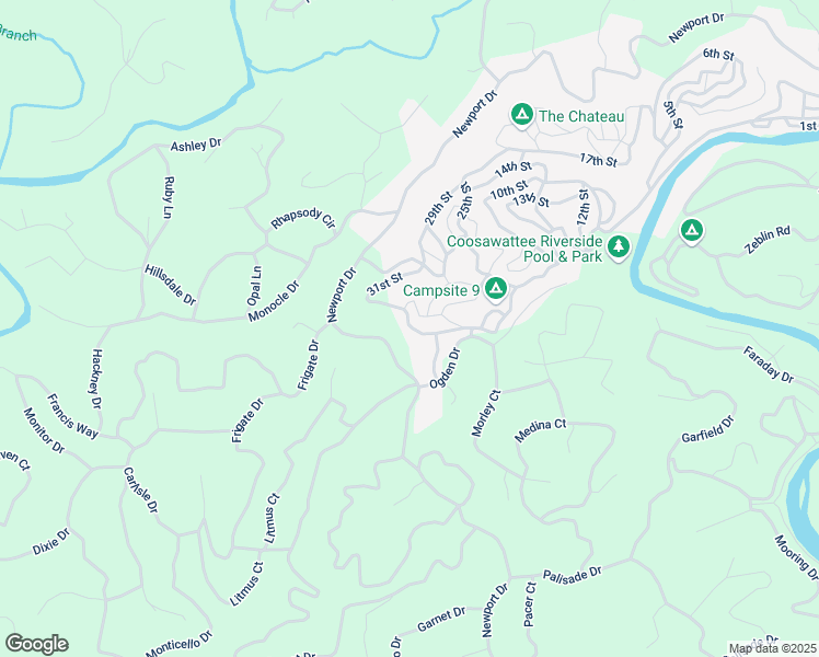 map of restaurants, bars, coffee shops, grocery stores, and more near 133 31st Street in Ellijay
