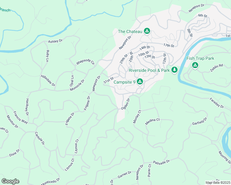 map of restaurants, bars, coffee shops, grocery stores, and more near 133 31st Street in Ellijay