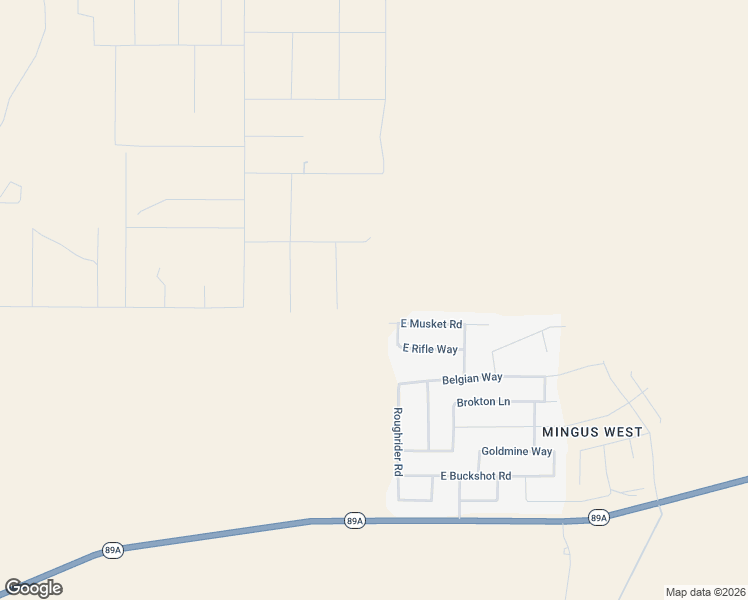 map of restaurants, bars, coffee shops, grocery stores, and more near 8946 North Shotgun Street in Prescott Valley